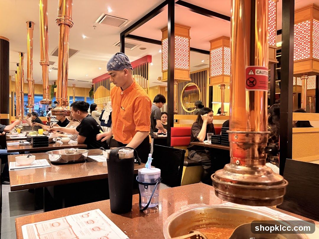 Copper Hot Pot Restaurant Interior
