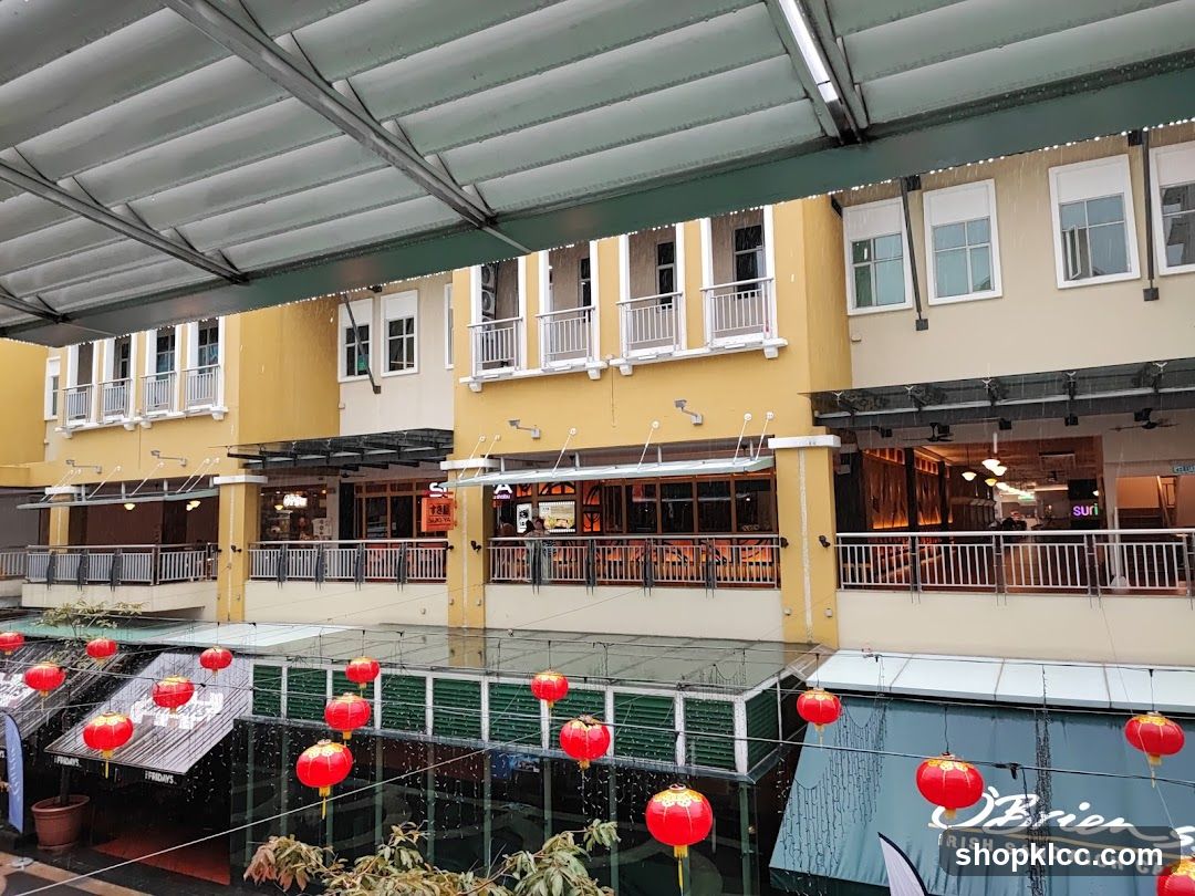 Rainy Day at Shopping Complex