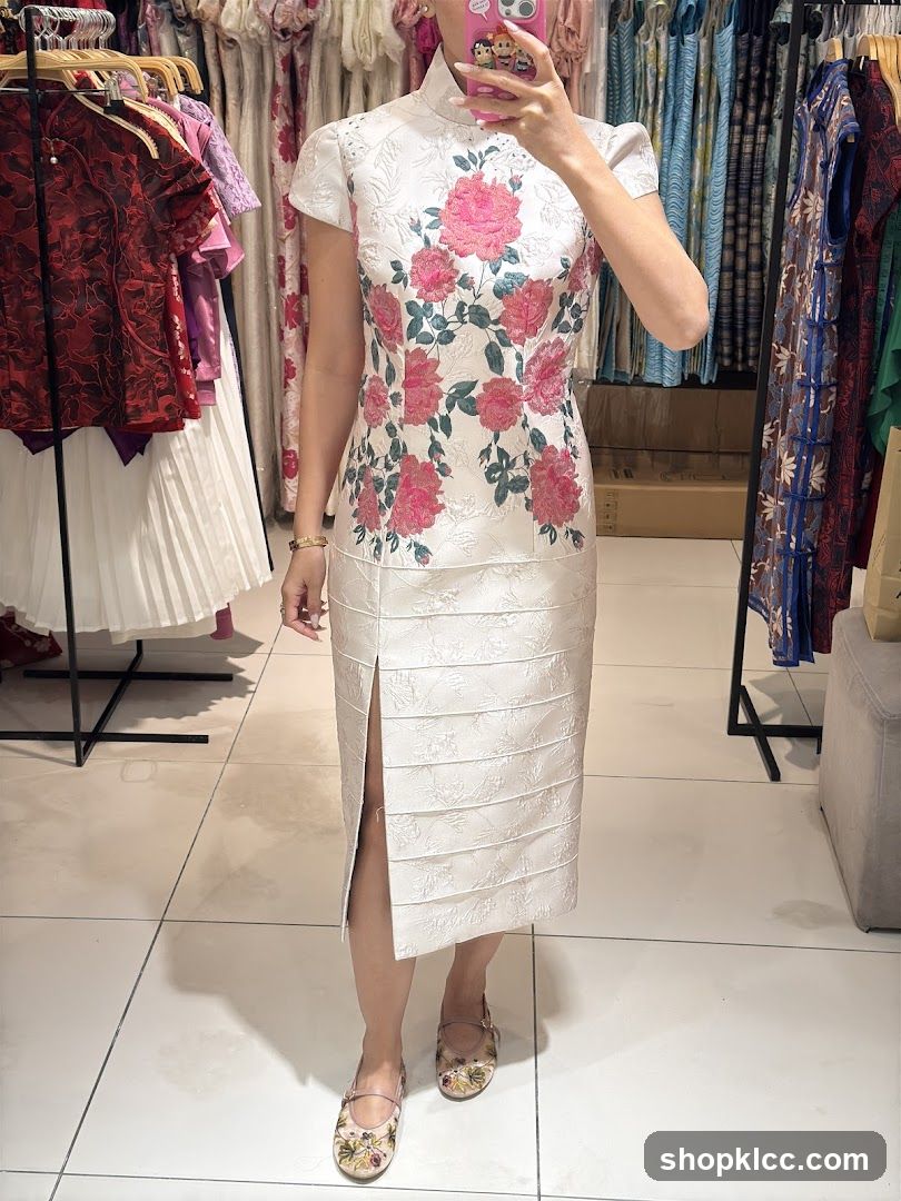 Qipao in a clothing store