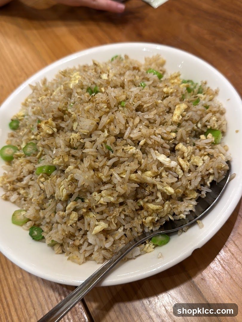 Fried Rice with Scallions and Eggs