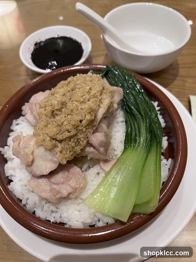 Chicken Rice Bowl with Sauce and Broccoli