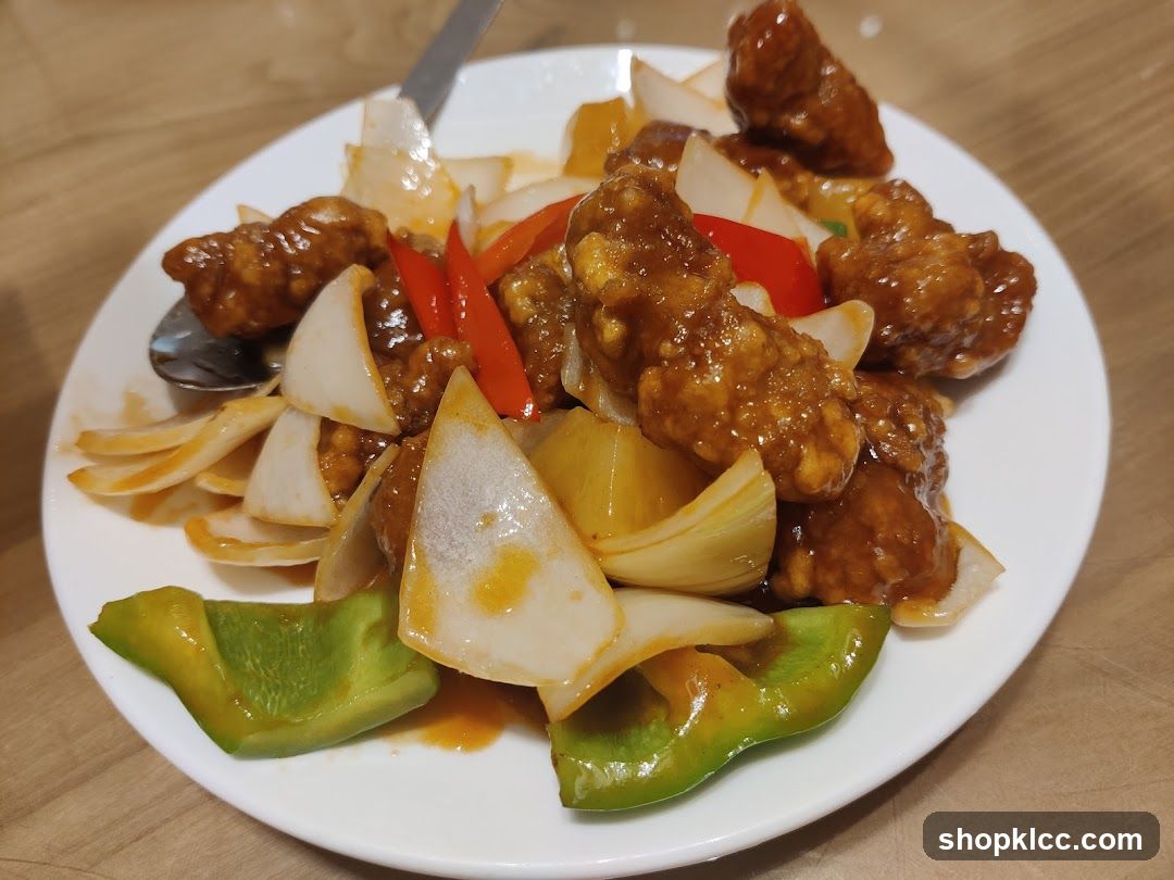Crispy Chicken with Peppers and Onions