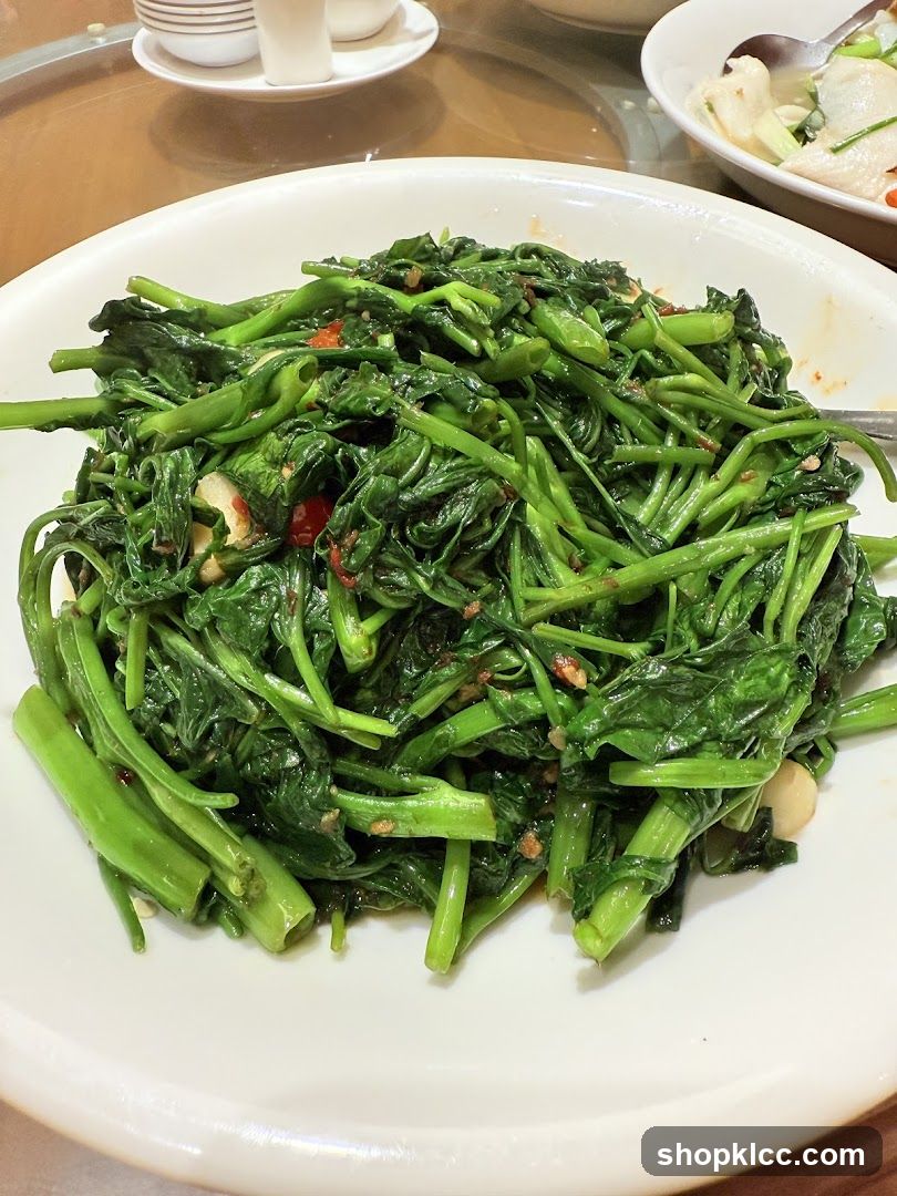 Stir-fried Water Spinach
