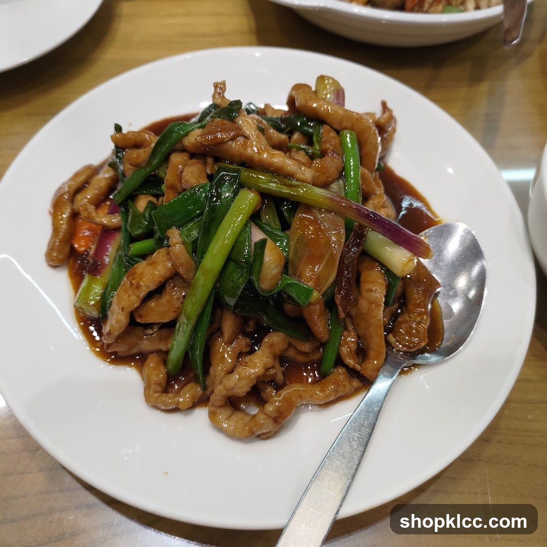 Stir-fried Pork with Green Onions