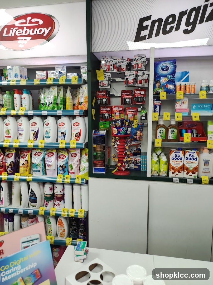 Lifebuoy and Energizer Product Display