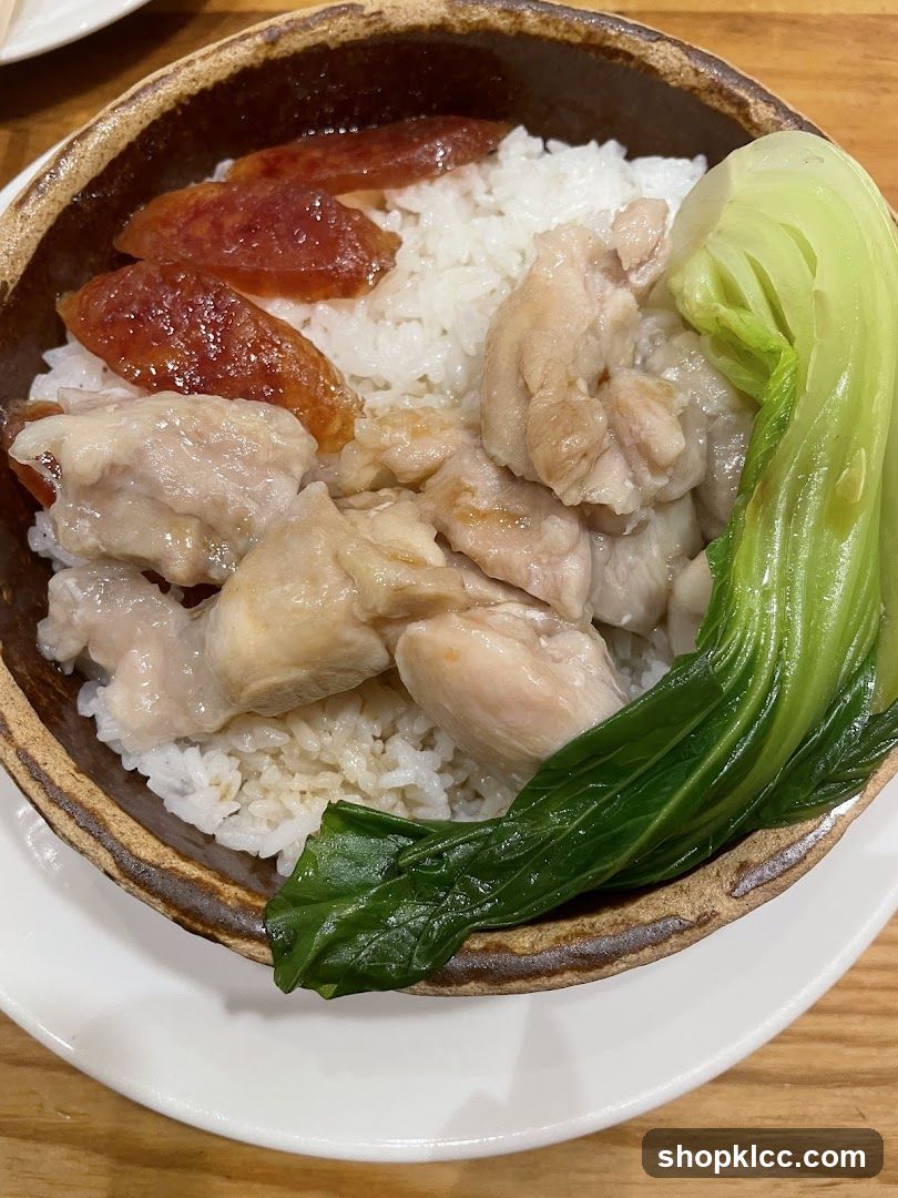 Chicken Rice Bowl with Sausage and Bok Choy