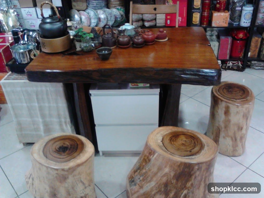 Tea Shop Interior Display