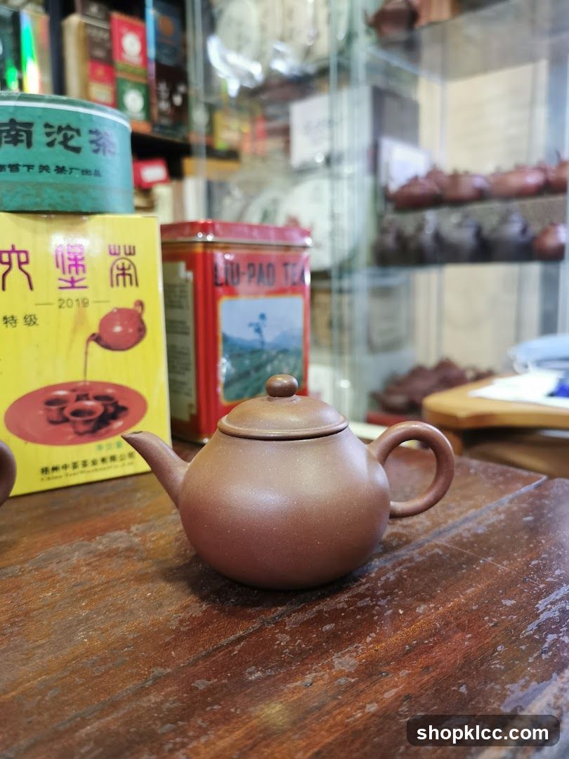 Tea and Pottery Display