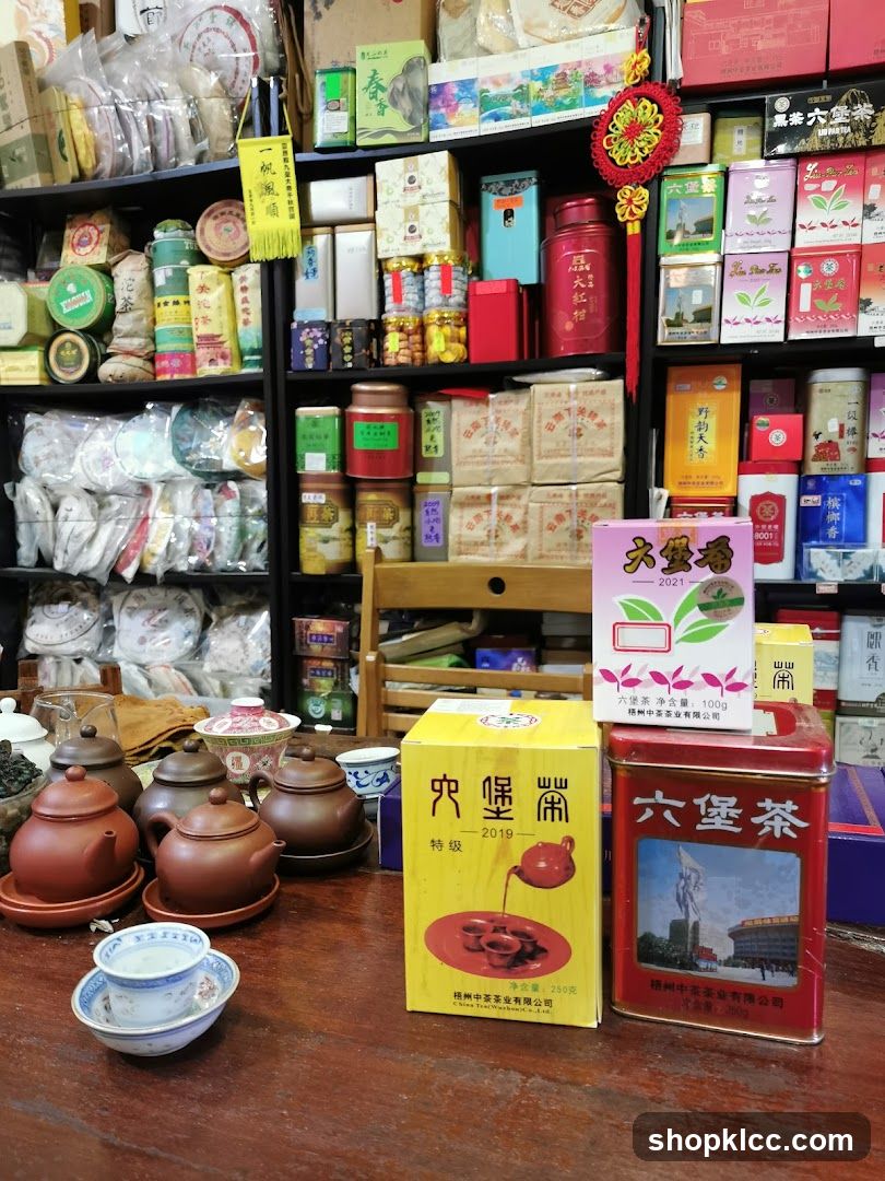 Tea Shop Interior Display