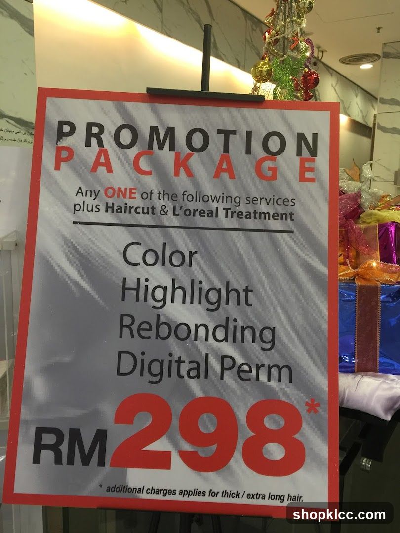 Hair Salon Promotion Sign