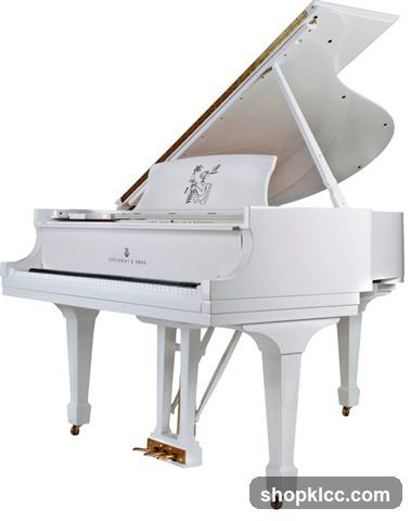 White Grand Piano
