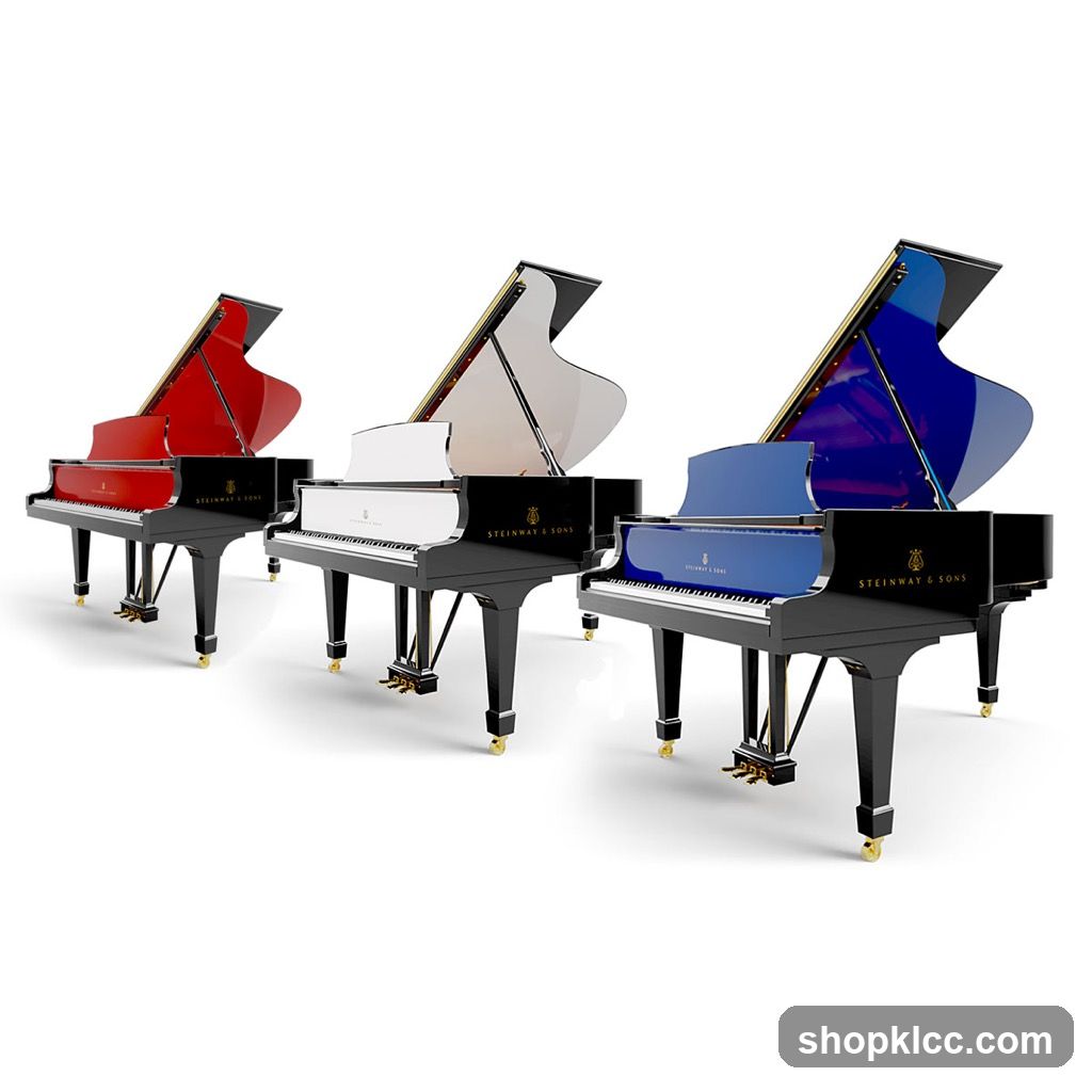 Grand Pianos Display