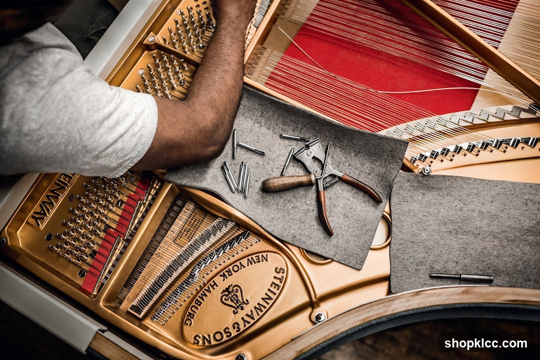 Piano Tuning Tools and Interior