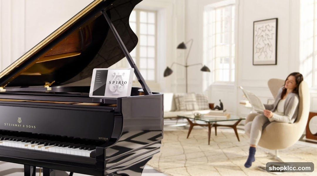 Piano and Living Room Scene