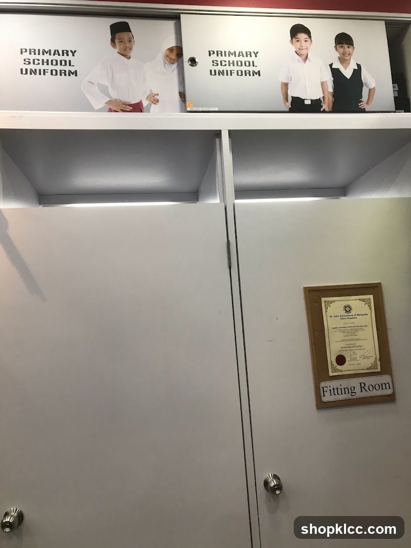Fitting Room Entrance