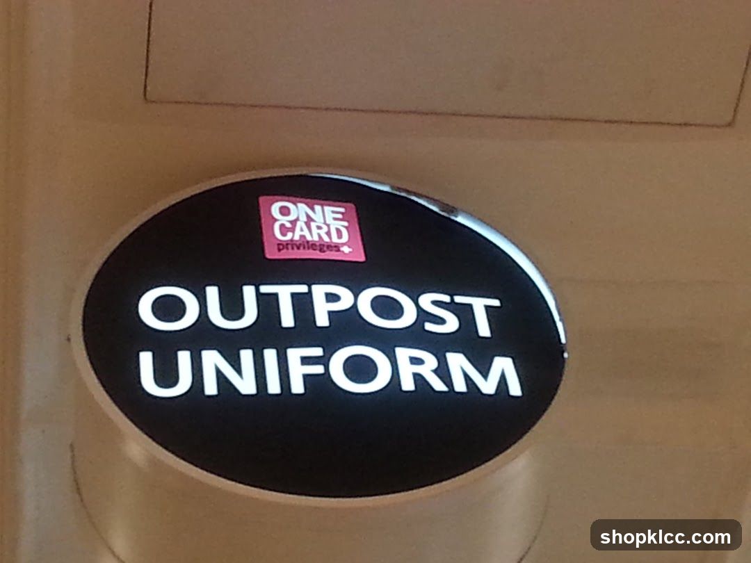 Outpost Uniform Sign