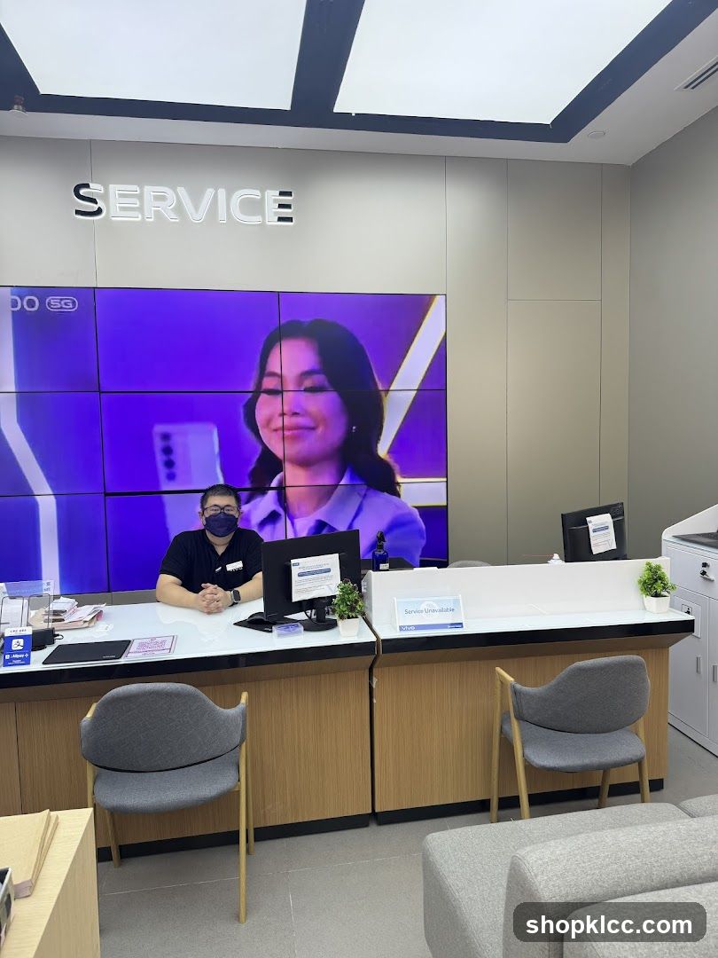 Service Counter Interior