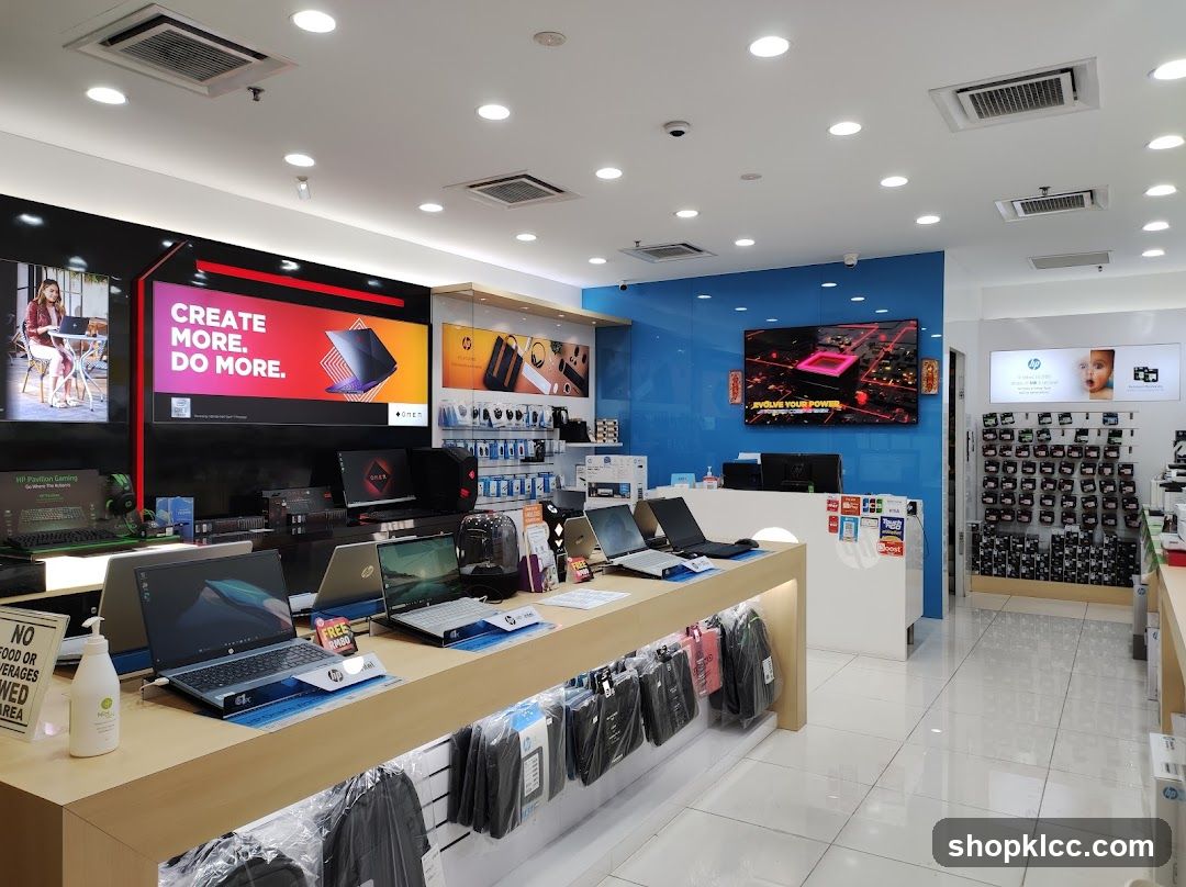 Electronics Store Interior