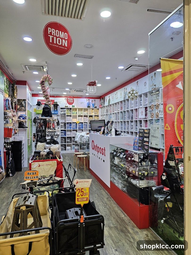 Store Interior with Outdoor Gear