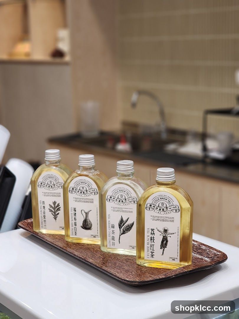 Bottled Tea Display