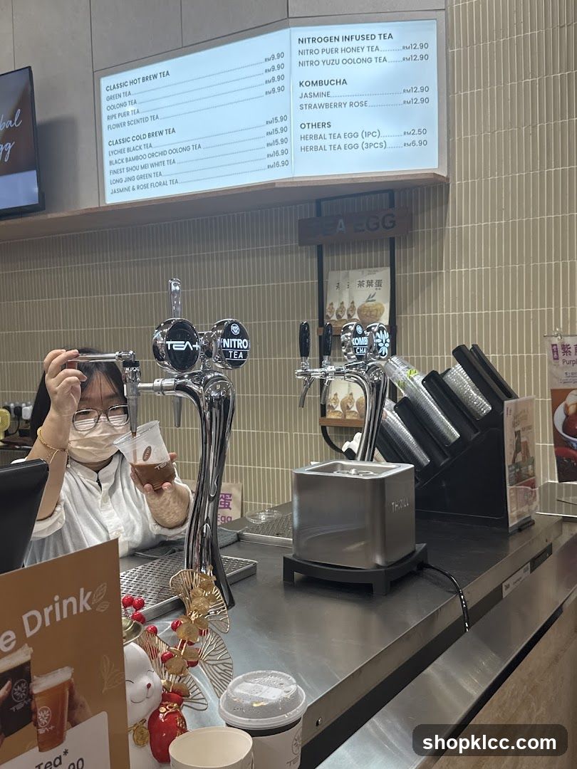Tea Shop Counter Interior