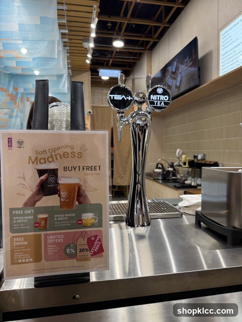 Tea Bar Counter Display