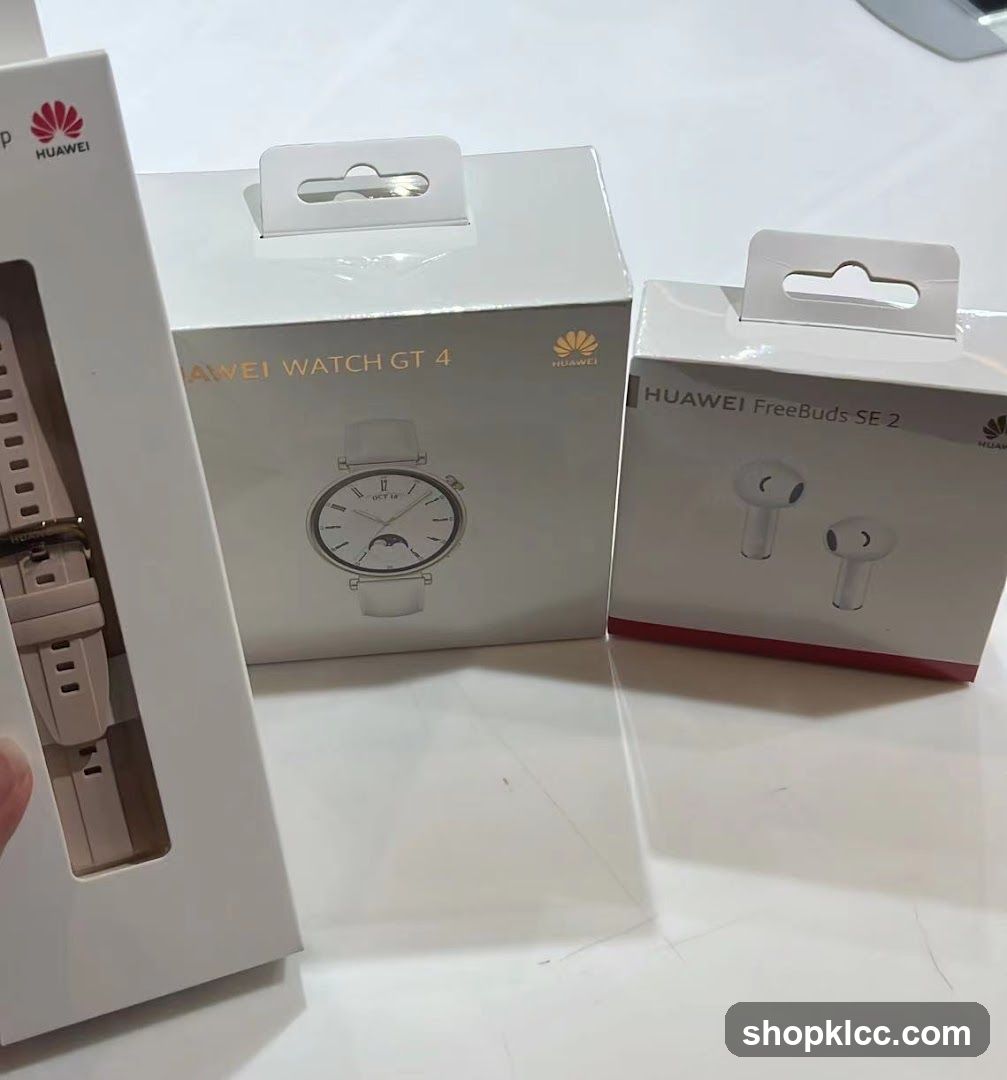 Huawei Watch GT 4 and FreeBuds SE 2