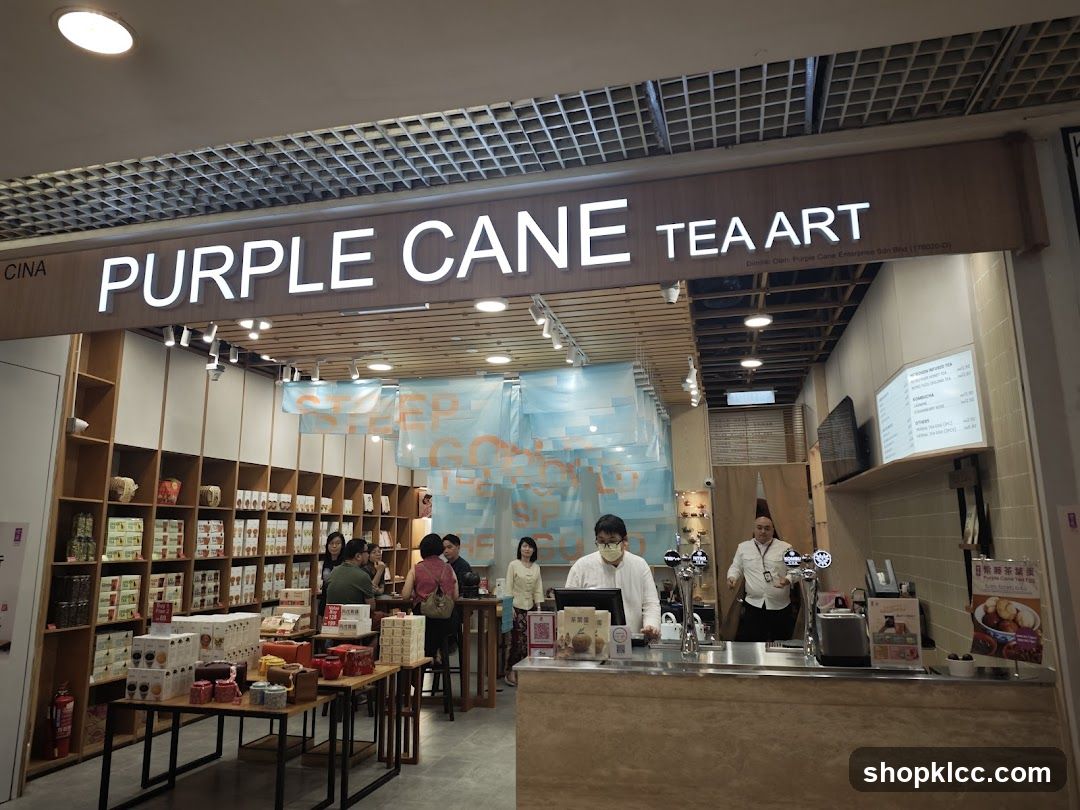 Purple Cane Tea Art Interior