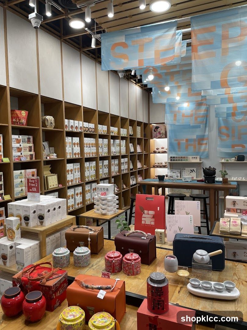 Tea Shop Interior Display