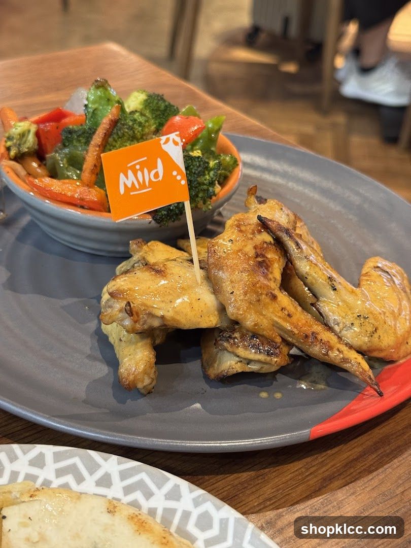 Chicken Wings with Vegetables