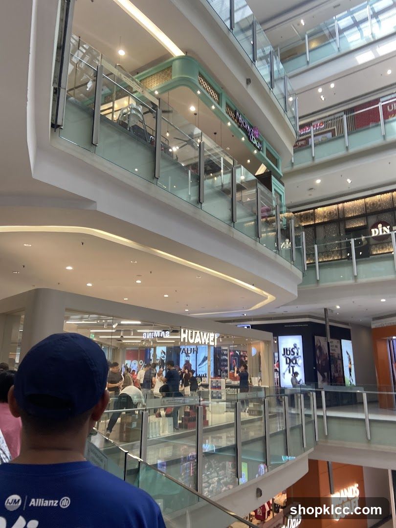 Mall Interior with Shops