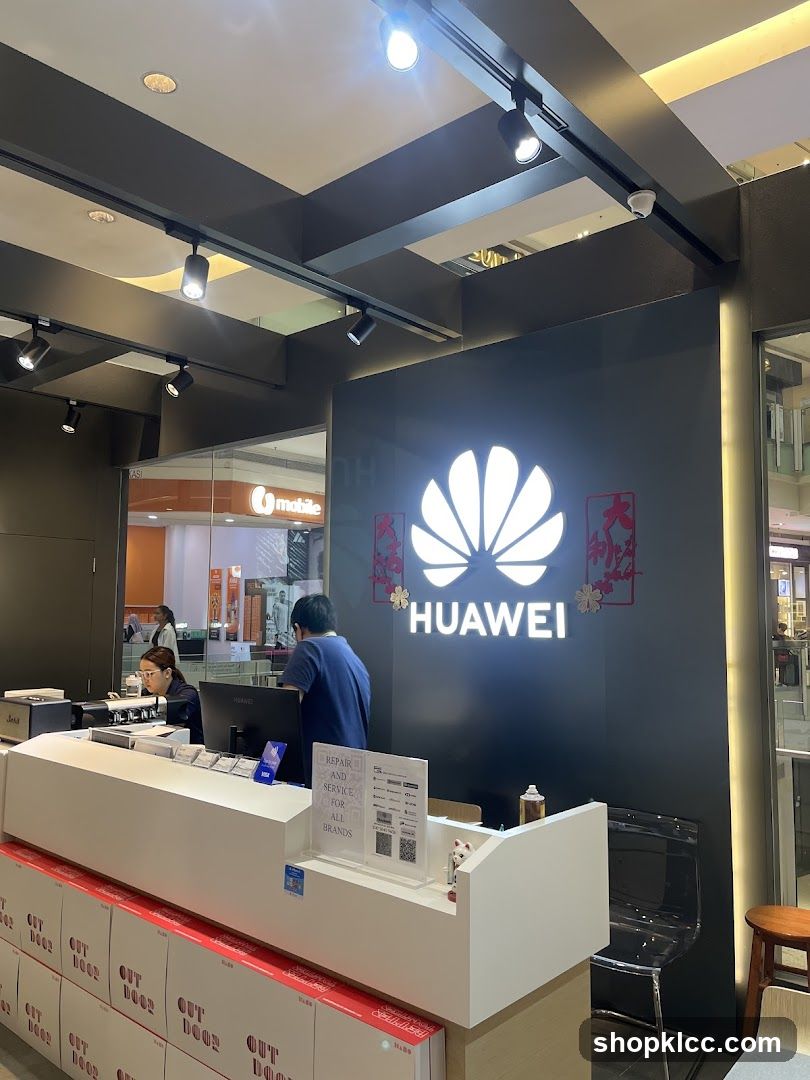 Huawei Store Counter