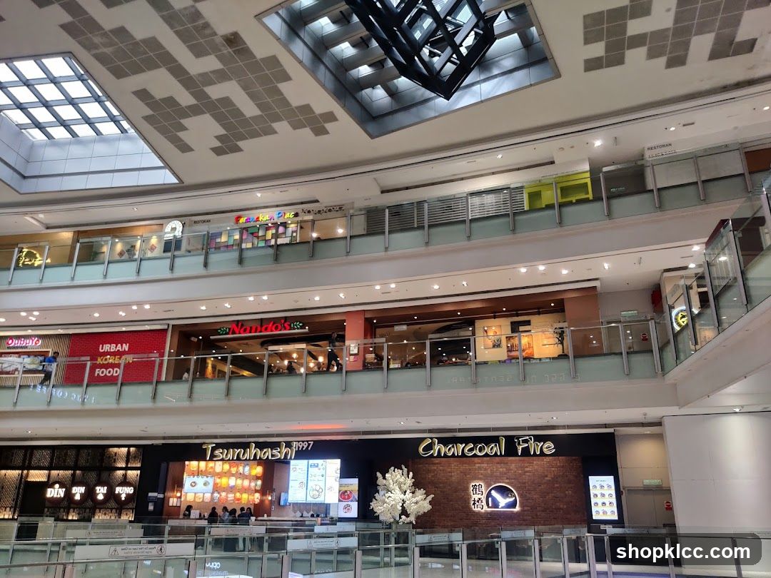 Mall Interior with Restaurants