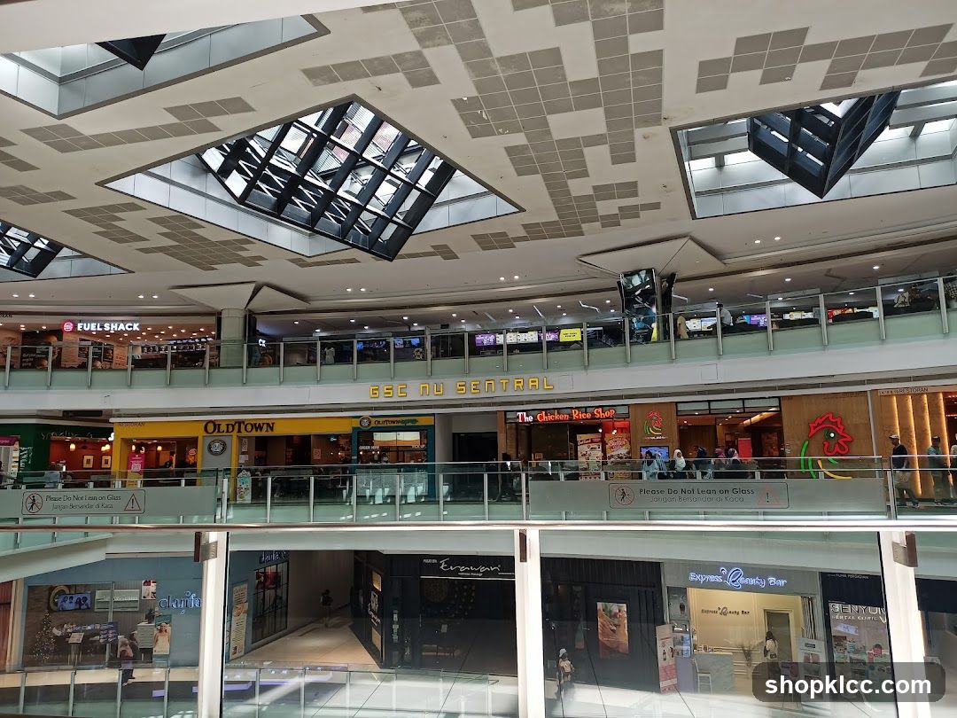 Mall Interior with Shops