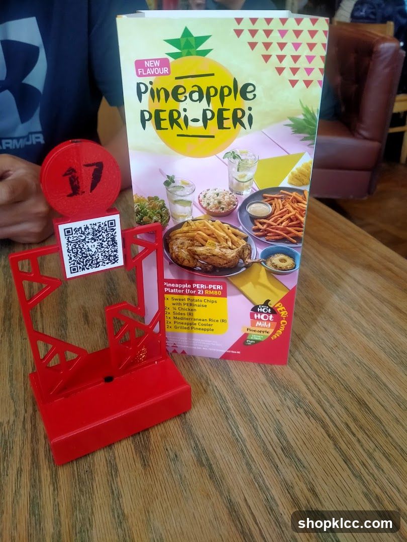 Pineapple Peri-Peri Menu