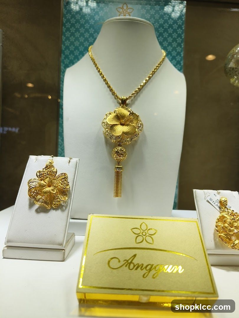 Gold Jewelry Display