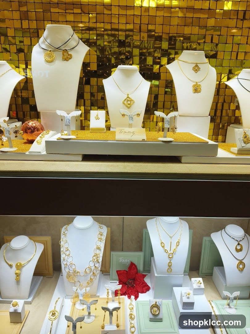 Gold Jewelry Display