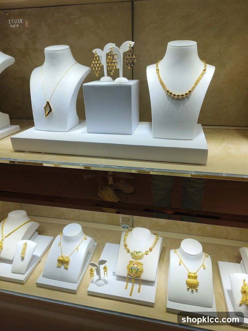 Gold Jewelry Display