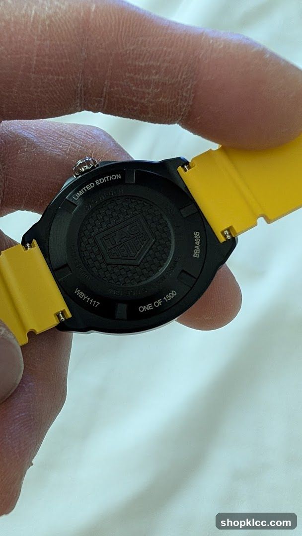 Tag Heuer Watch Back View