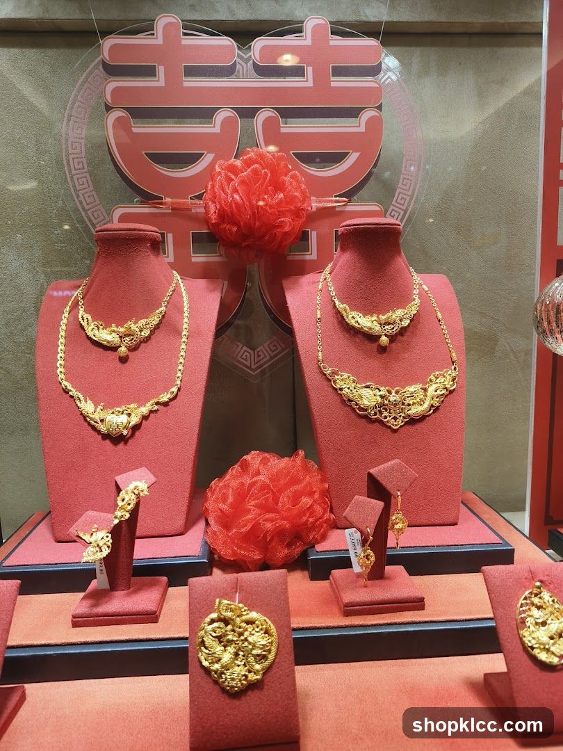 Gold Jewelry Display