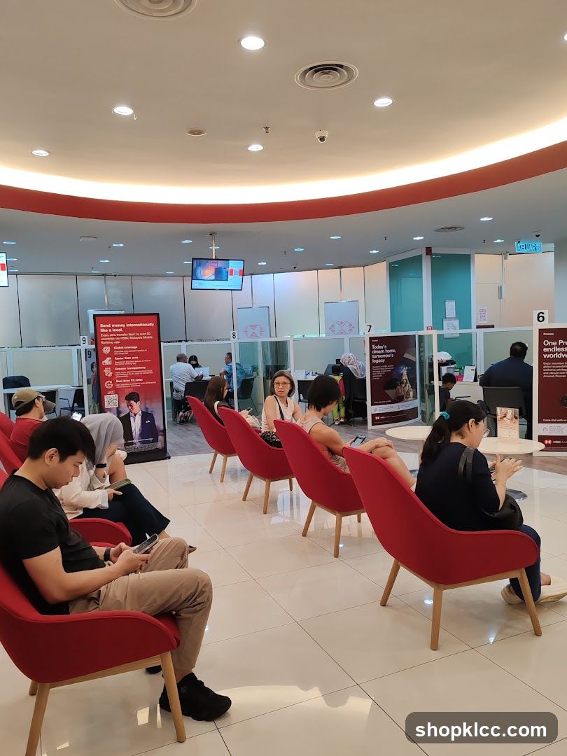 Bank Waiting Area Interior