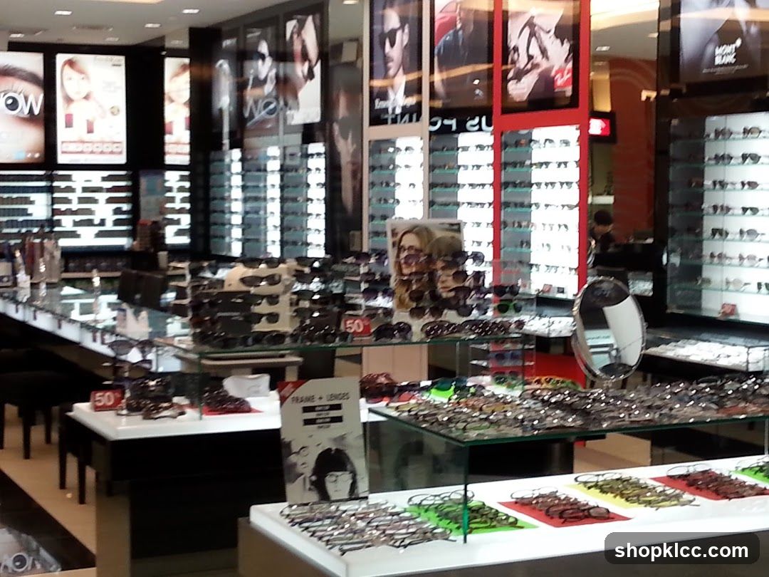 Sunglasses Display Store Interior