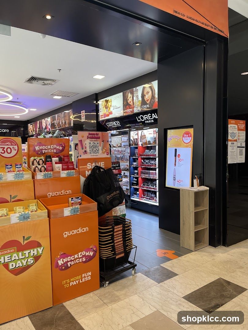 Guardian Pharmacy Interior Display