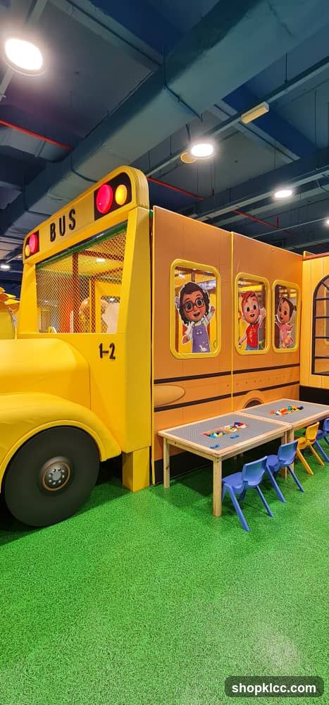 Play Area with Bus Theme