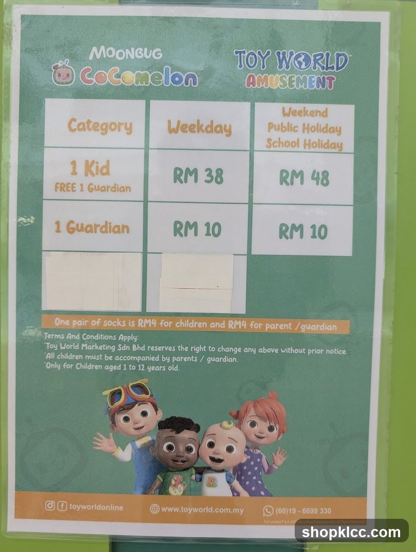 Moongug CoComelon Toy World Amusement Price List