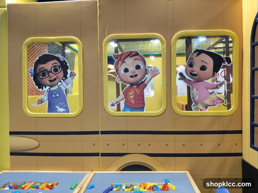 Play Area Interior with Character Posters