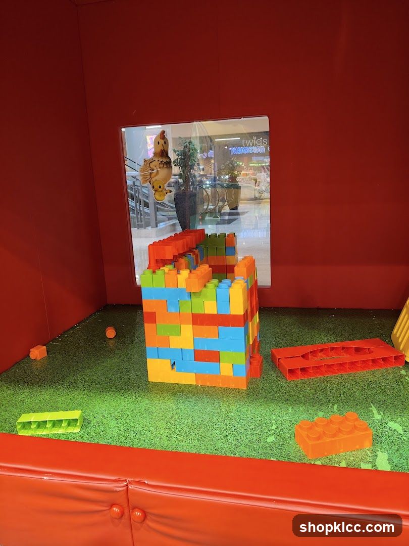 Colorful Block Play Area