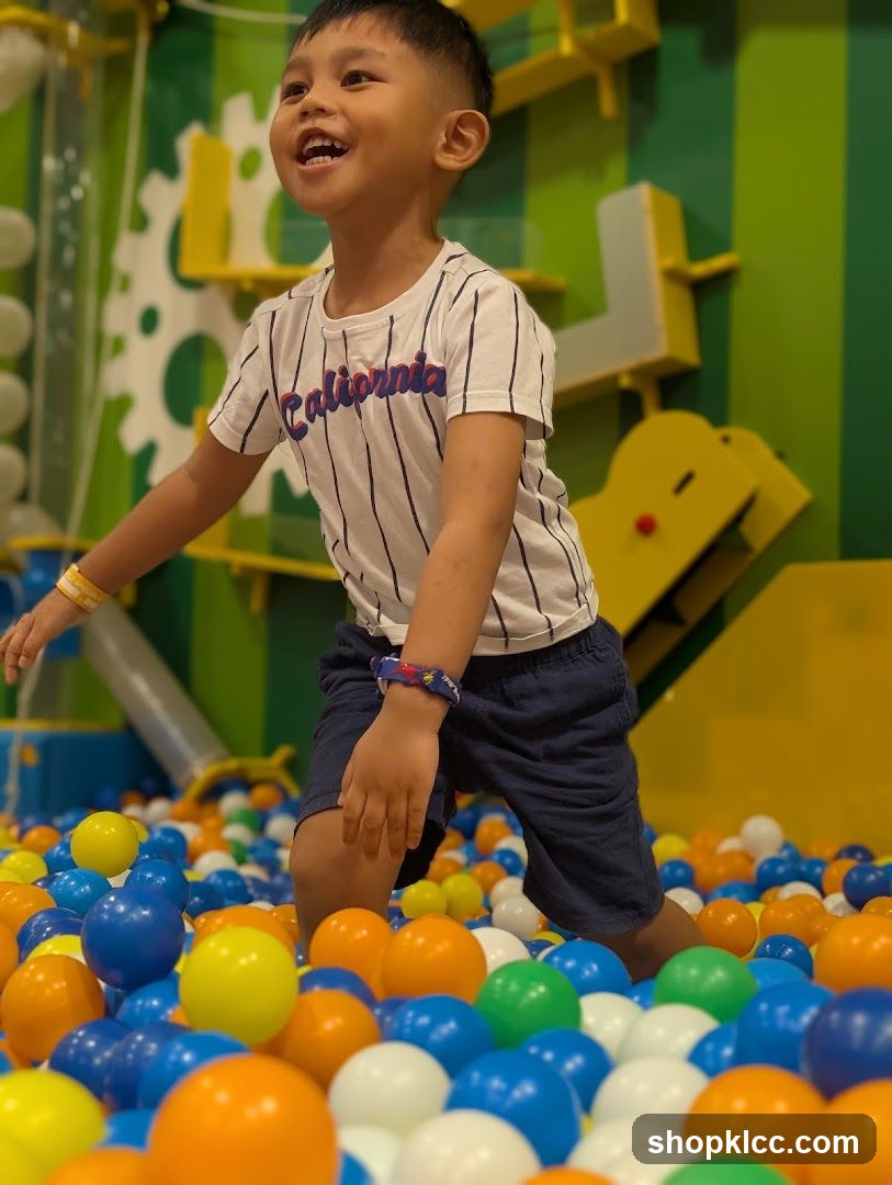 Child in Ball Pit