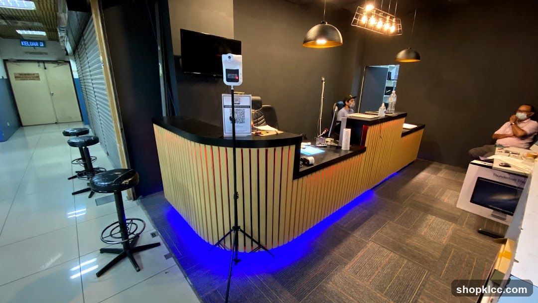 Modern Reception Desk Interior