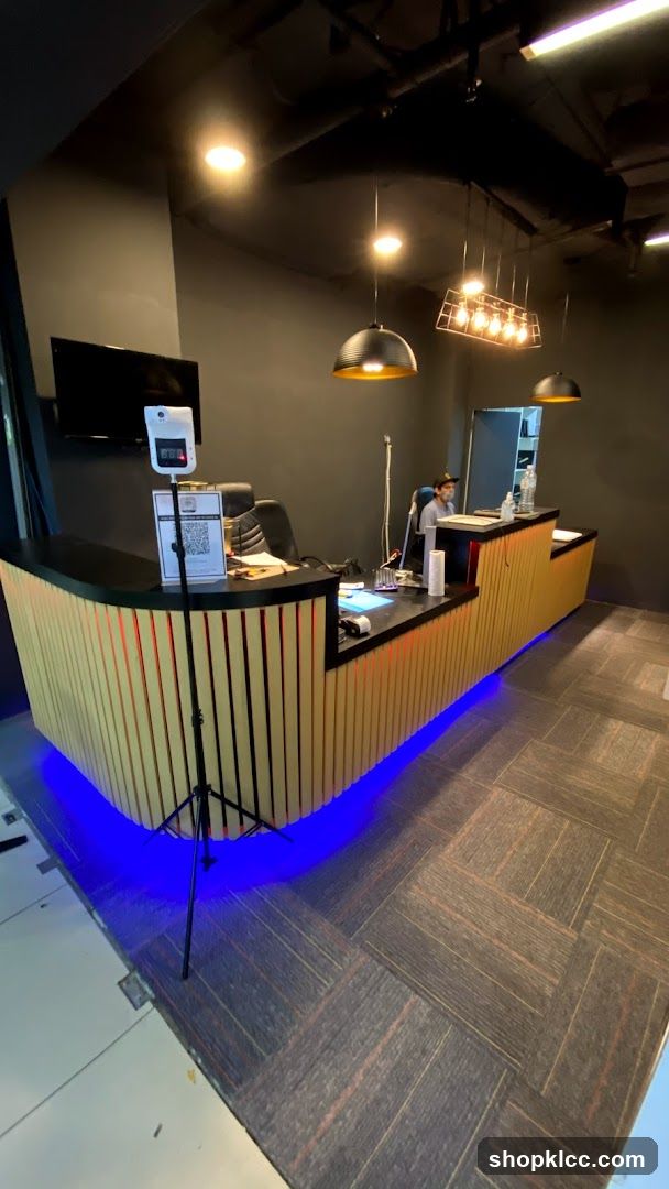 Modern Reception Desk Interior